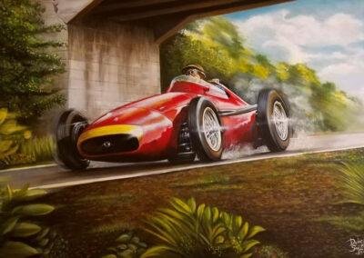 Maserati. Juan Manuel Fangio. Daniel Sonzini Artista